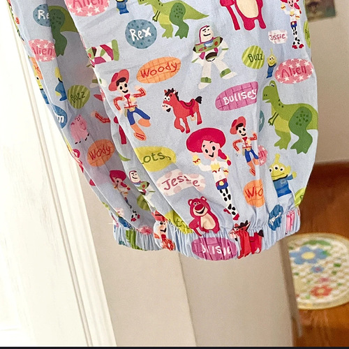 Walking pants! Cartoon bear spring and autumn pajamas, women's loose summer trousers, home casual pants