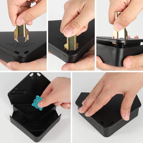 Mouse Bait Station for Outdoor & Indoor with Keys