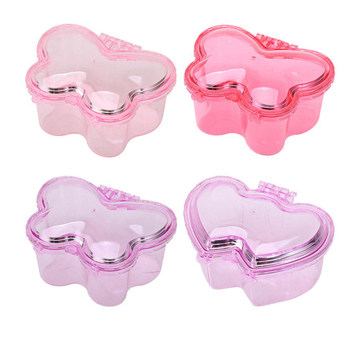 Cross-border children's handmade toy box DIY jewelry box base jewelry box transparent plastic box storage box wholesale