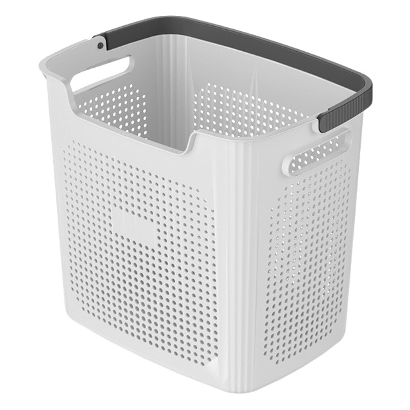 Laundry basket large storage basket household breathable laundry basket plastic laundry basket dormitory bathroom portable storage basket