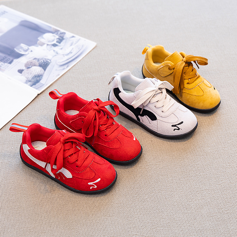 Children's autumn retro sneakers