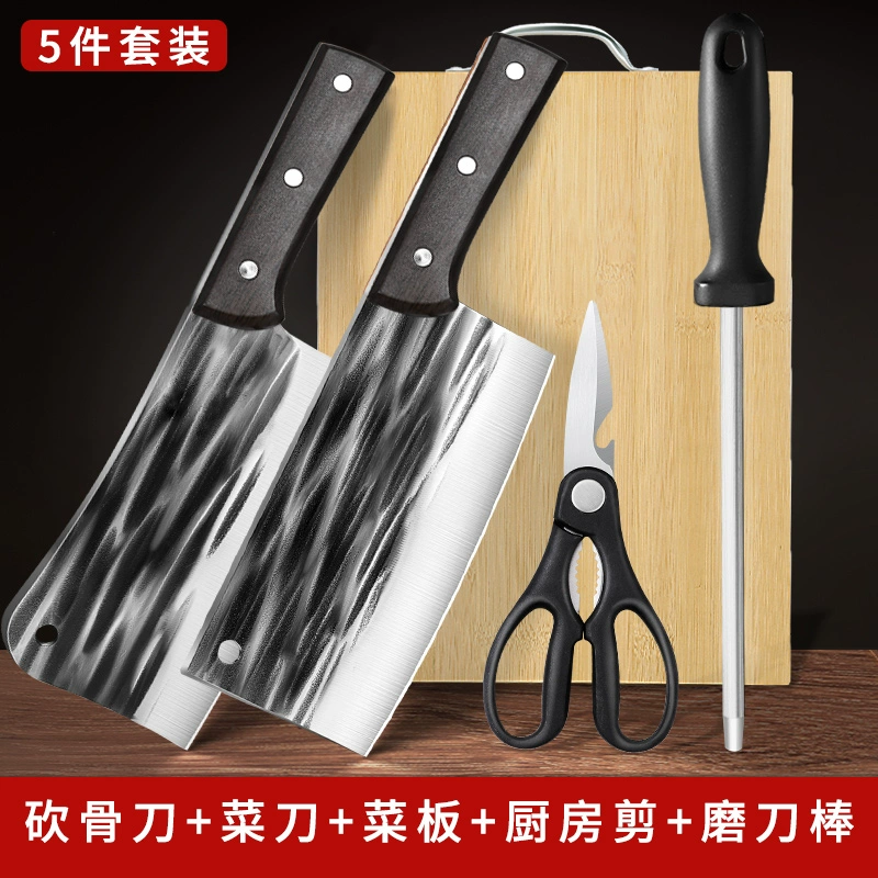 Нож для разделки костей Longquan, кухонный нож из кованой кости, утолщённый, коммерческий, костный нож Beijin
