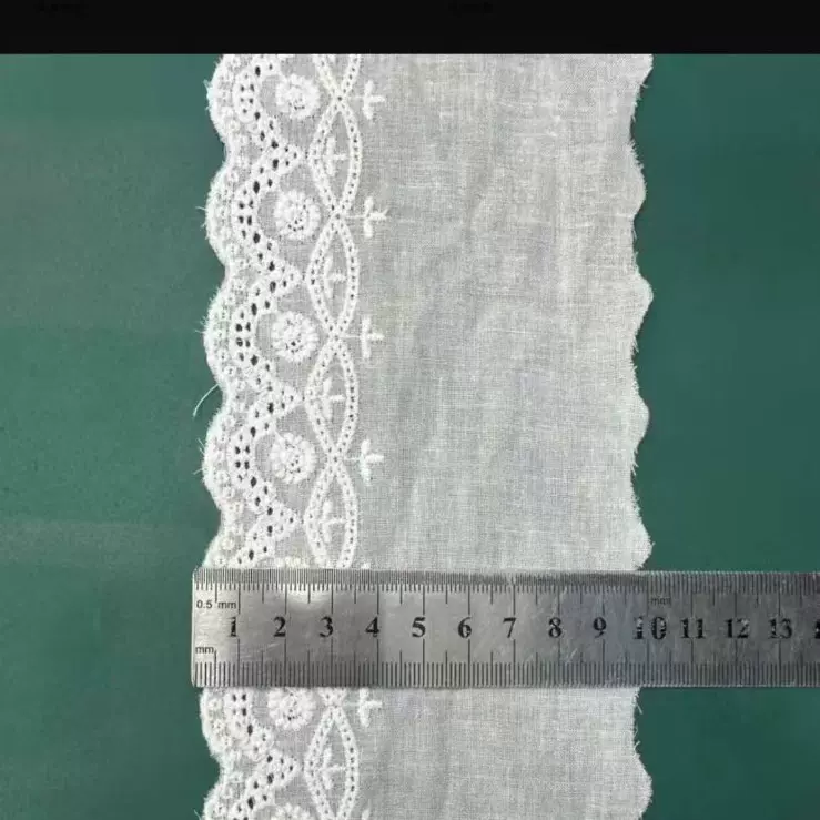 专供市场棉布花边蕾丝条码绣花辅料服装 厂家批发