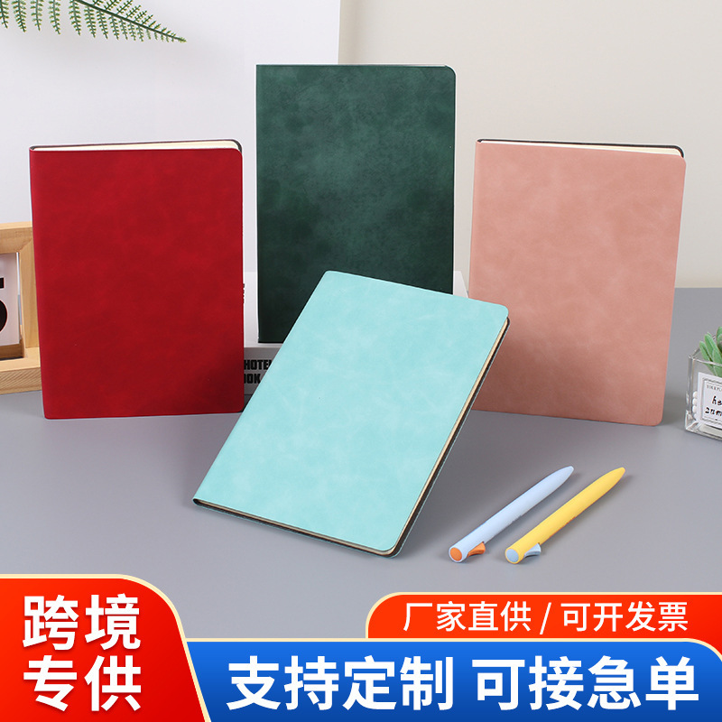 Business Soft Leather A5 Notebook, Customizable with Logo Printing, High-End Vintage Style, Suitable for Corporate Office Meeting Notes Business Soft Leather A5 Notebook, Customizable with Logo Printing, High-End Vintage Style, Suitable for Corporate Office Meeting Notes