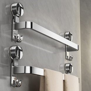304 Stainless Steel Bathroom Towel Rack Without Punching Bathroom Toilet Wall Towel Bar Washstand Bath Towel Storage