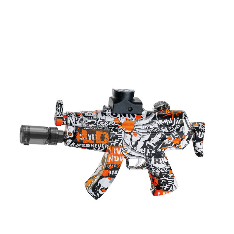 Acceso transfronterizo MP5 eléctrico AK47 pistolas de graffiti para niños y niñas modelo de seguridad de juguetes al aire libre image 9