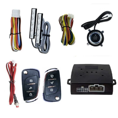 Keyless Entry + Fuel Pump – Car anti-theft device - style-4-remote-control-english