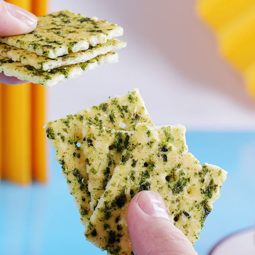 Seaweed biscuits, salty seaweed crackers, meal replacement breakfast, internet celebrity satiating cravings, delicious snacks, bulk wholesale