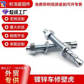 跨境厂家4.8级车修壁虎膨胀螺栓拉爆电梯膨胀栓车修壁虎膨胀螺丝