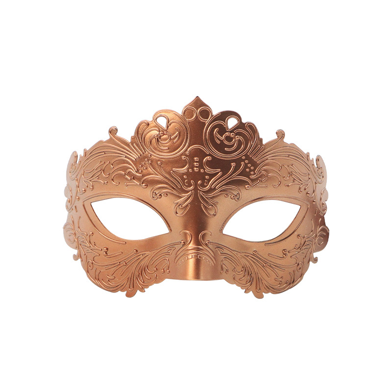 Amazon ventas calientes retro pintura aerosol ópera espectáculo medio rostro máscara de alto nivel props de baile máscara de plástico