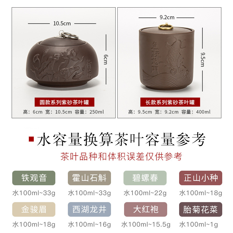 Original Mine Tea Can, Zisha Tea Can, Pu'er Tea Cake Can, Pu'er Can, Sealed Can, Large Zisha Tea Drum, Household Use