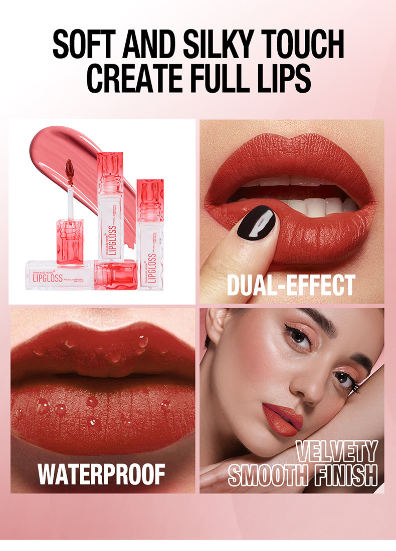 Velvet Matte Liquid Lipstick Nude Waterproof Long-lasting Gloss_voghion.com