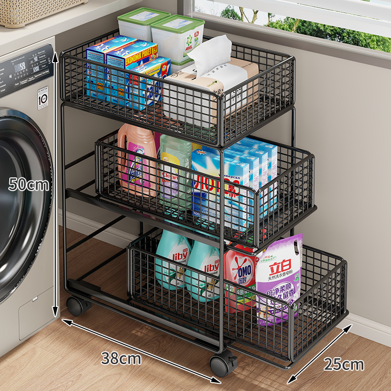 Carrito Organizador de Baño de Hierro Móvil para Baño image 11