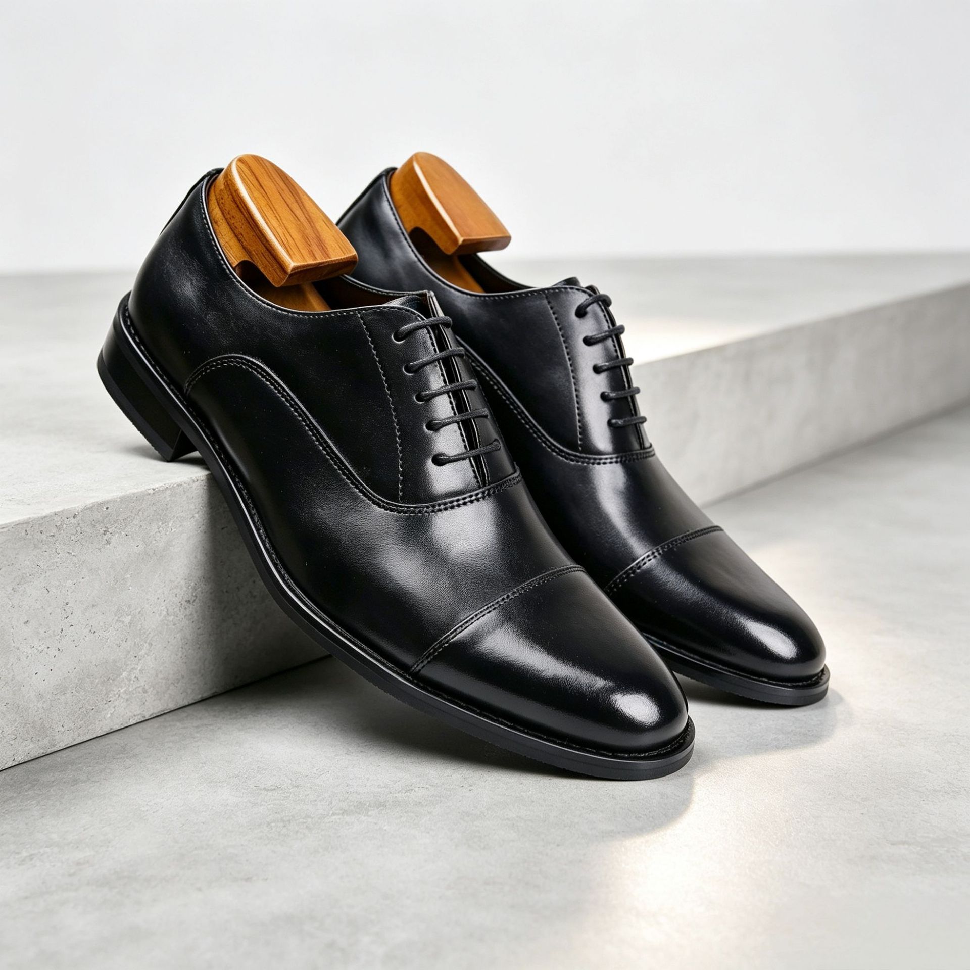 Zapatos de cuero zapatos de negocios para hombres Oxford zapatos de hombre cuero genuino desgaste formal zapatos de cuero para hombres de tres articulaciones zapatos de cuero de altura oculta estilo británico