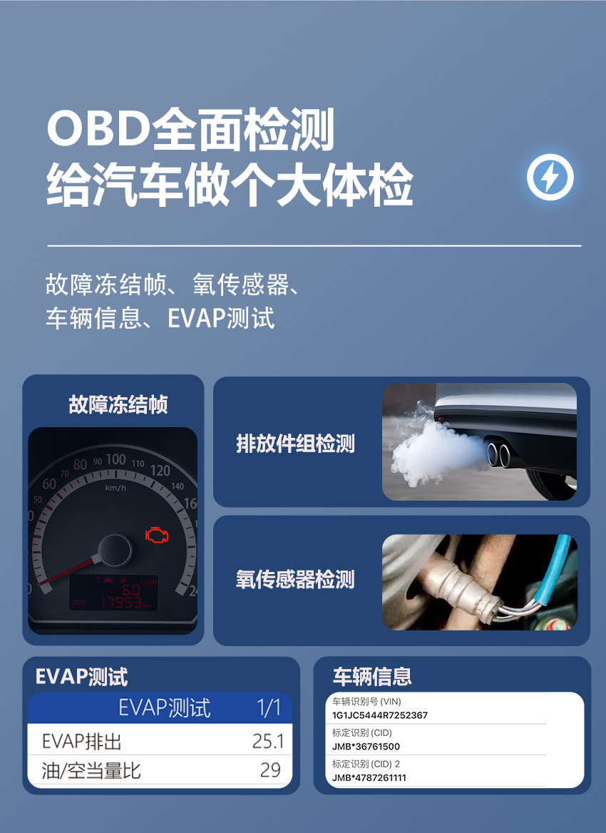 V105 Obd Car Diagnostic Tool Fault Diagnosis Scanner Diagnostic Computer Obd2 Car Code Reader