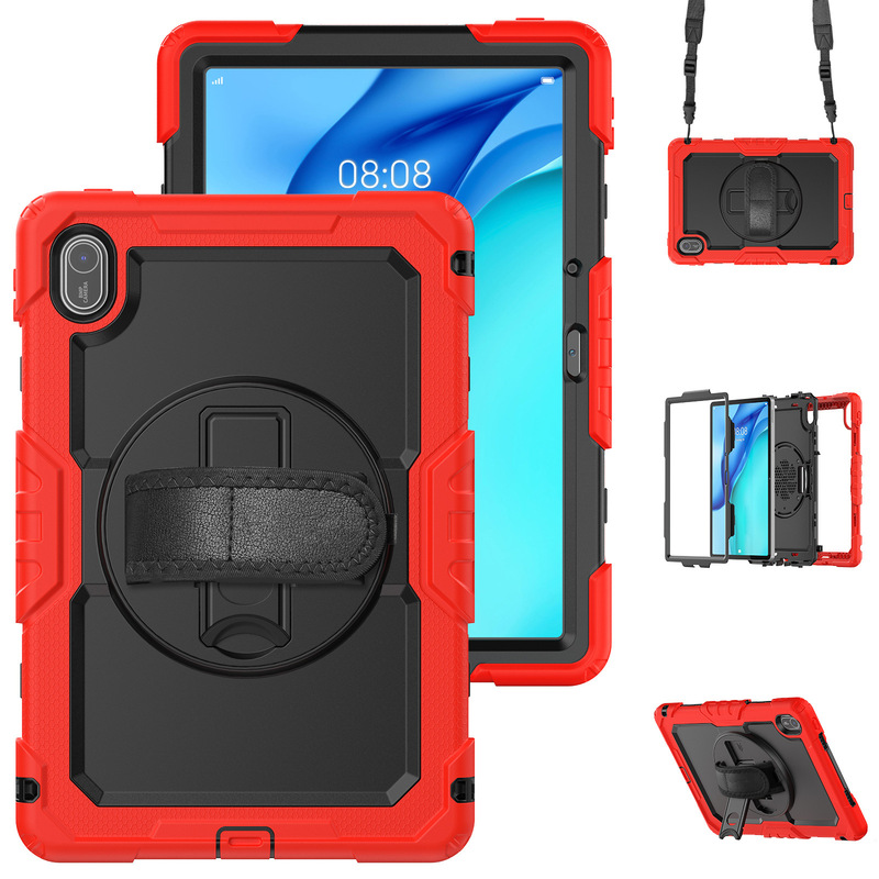 Suitable for 2024 Huawei Matepadse 11 Tablet Case with Rotating Stand and Hand Strap, Hua Wei Anti-Fall Protective Cover