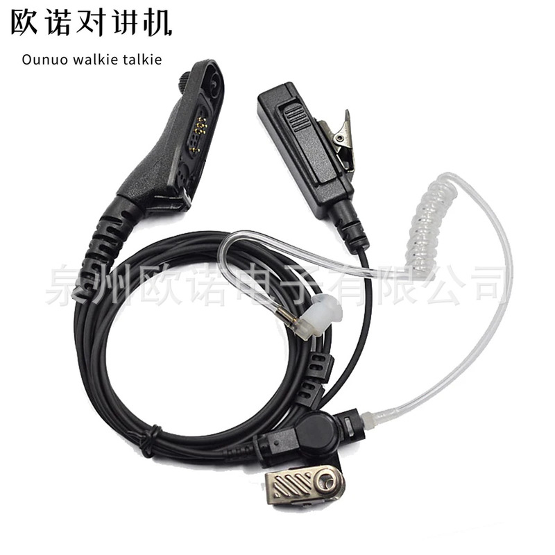 Suitable for Motorola Xir P8268/8260/8668 Walkie-Talkie Headset Large Long Clip Air Duct