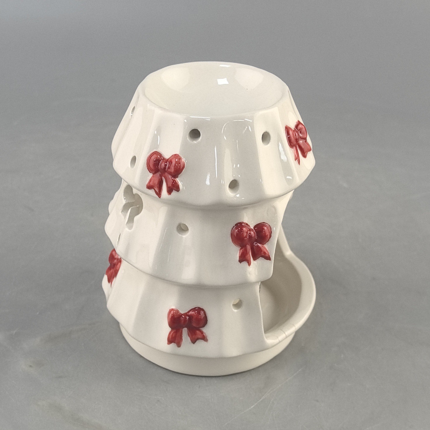 Regalos de Navidad, horno de cerámica, árbol de Navidad, adornos encantadores, estrellas de cerámica, horno de árbol de Navidad, adornos decorativos image 4