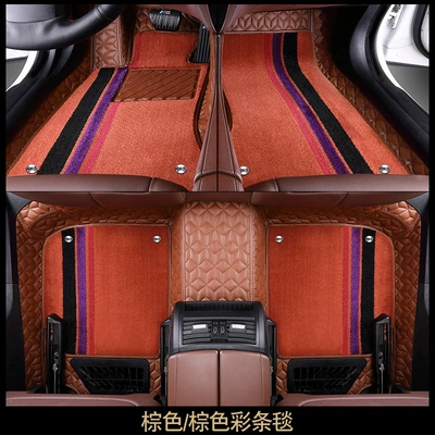 Inlaid Wear-resistant and Environmentally Friendly Ayaqaltılar (Kovriklər) - brown-brown-plush-blanketchowy-silk