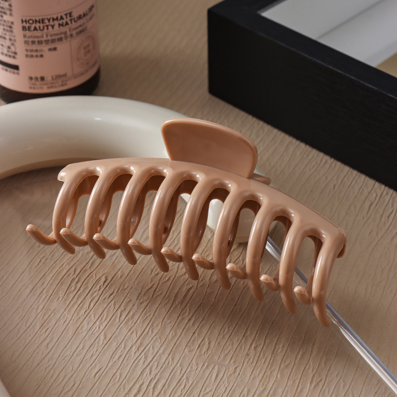 Pinza de Garra para Cabello de Silicona Suave Plástico Antideslizante para Fijación del Cabello