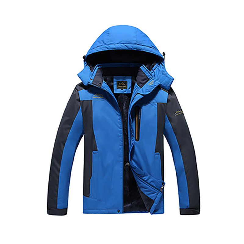 블루 [벨벳과 도톰한 면코트]