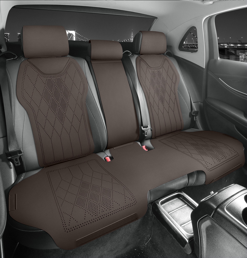 Car Seat Cushion, Universal for All Seasons, Suede Car Seat Cushion, New Small Waist Saddle Cushion, Summer Thin Seat Cover