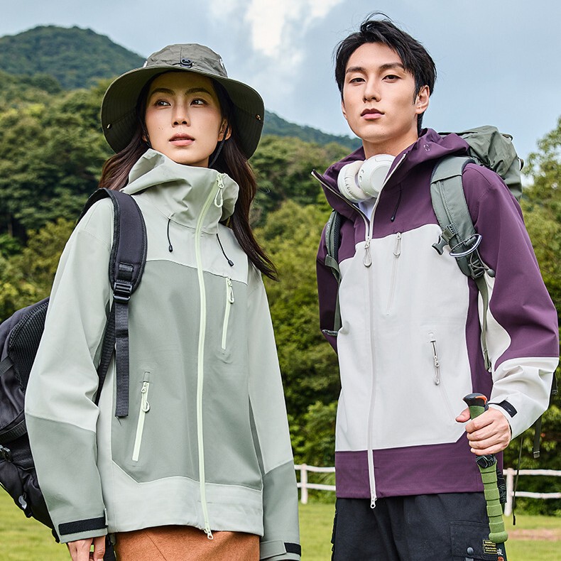 Bo X and Outdoor Sports Single-Layer Jacket, Three-Layer Taped Waterproof, Windproof, and Breathable Outdoor Jacket, Three-In-One