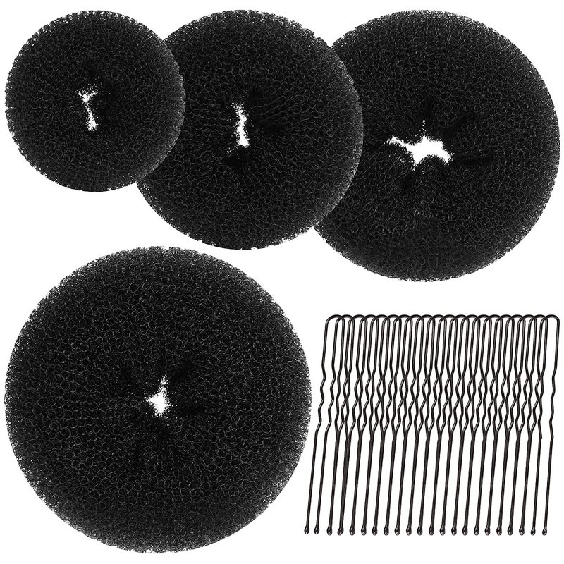 ヘア用品のヘアアイロンセットの髪の針の団子の頭のつぼみの髪の形の理髪道具|undefined