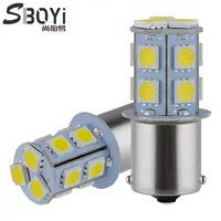 Автомобильный светодиодный указатель поворота S25 BA15S 1156 5050 13SMD задний фонарь стоп-сигнал