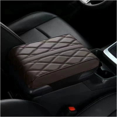 protective cover for car | Armrest box pad - small-size-16cm-coffee-color