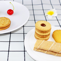 Jinmei Formula Aroma Gift Box 750g Double-layer Iron Box Cookies Snack Gift Set for New Year Gifts Wholesale