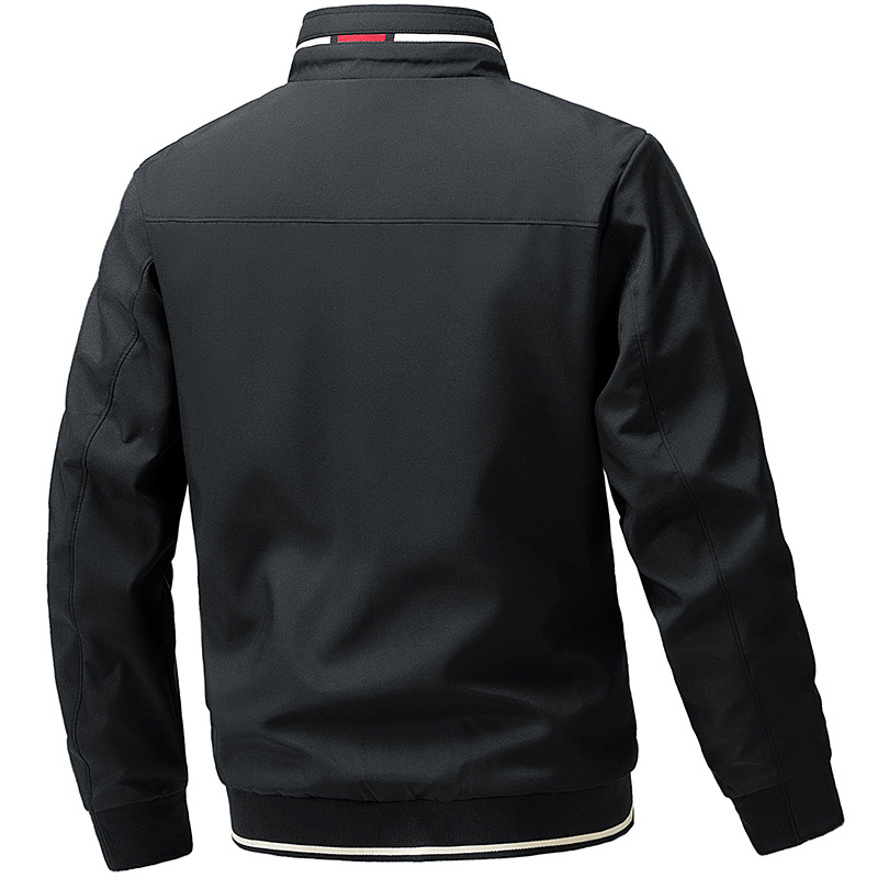 Chaqueta de hombre primavera y otoño delgada 2025 nueva moda casual versátil chaqueta de negocios a prueba de viento hombre