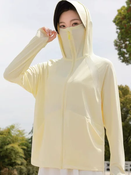 Ice Silk Sun Protection Clothing for Women Summer 2026 New Thin Style Anti-Uv Jacket Cycling Sun Protection Clothing Cardigan Jacket