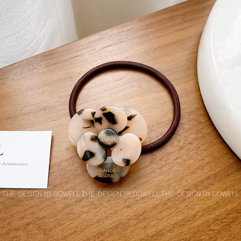 朵薇饰品韩版气质发饰百搭发圈高马尾简约头绳盘发高弹力皮筋发绳