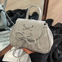 Ladies Handheld Bow Bag 2024 Summer New Arrival Korean Style Fashion Casual Single Shoulder Bag Versatile Trendy Dual Shoulder Bag