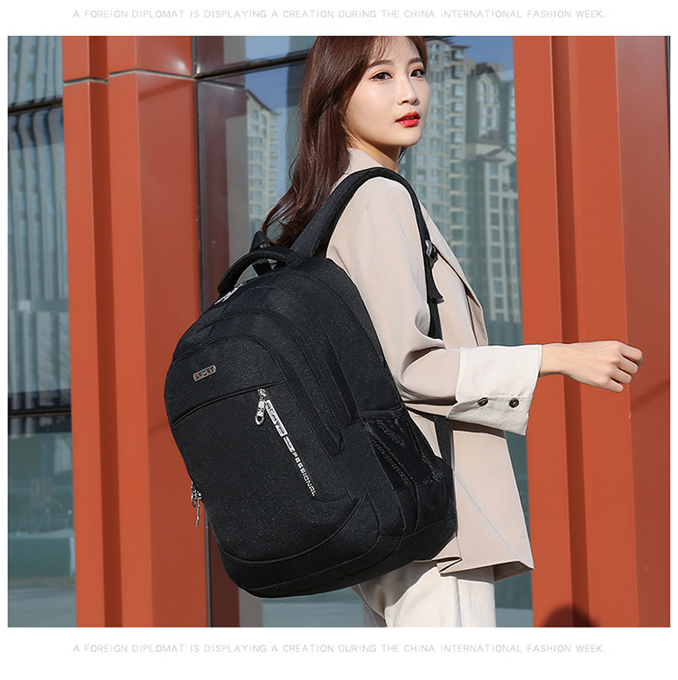 2021 New Style Herren Computer Business Rucksack Reisetasche Unterstützung Plus Druck Logo Casual Student Rucksack display picture 8