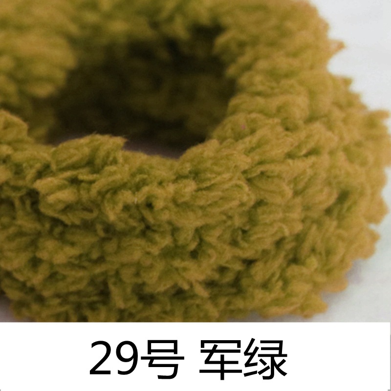 15mm cifrado Twist stick 1 m largo Super grueso Super denso tira de lana de raíz de lana hecha a mano DIY cachorro material paquete