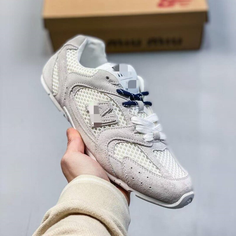 Putian Miu Miu Collaboration with Nb New Balance Training Shoes Casual Sports Shoes for Men and Women