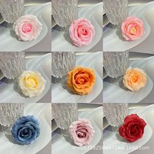 安娜玫花头玫瑰花婚礼摄影道具高品质花艺素材假花仿真花diy材料