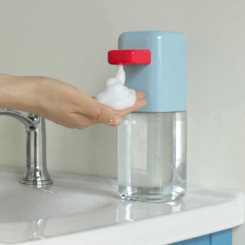 ✅ ソープディスペンサー自動家庭用泡マシン浴室トイレシャワージェル電気誘導手指消毒剤発泡|undefined