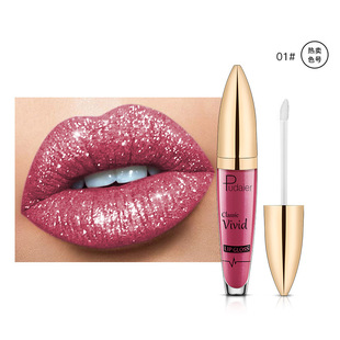 Cross-Border Popular Pudaier Matte Pearlescent Lip Gloss Non-Stick Cup Lip Glaze Color Liquid Lipstick Lip Gloss Wholesale