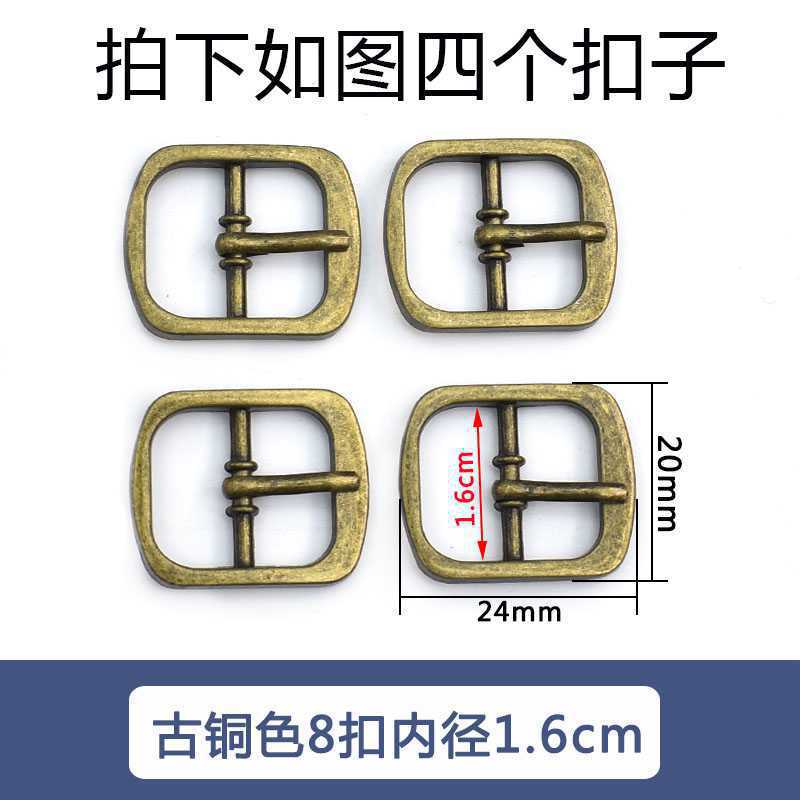 Accesorios de hardware de tacón alto hebilla de zapato de metal sandalias de mujer 8 piezas 9 zapatos redondos hebilla de cordón de botón en forma japonesa otro hogar