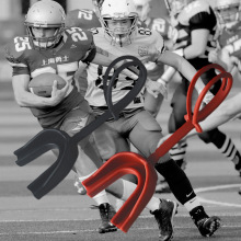 橄榄球护齿牙套绑带牙胶成人儿童通用