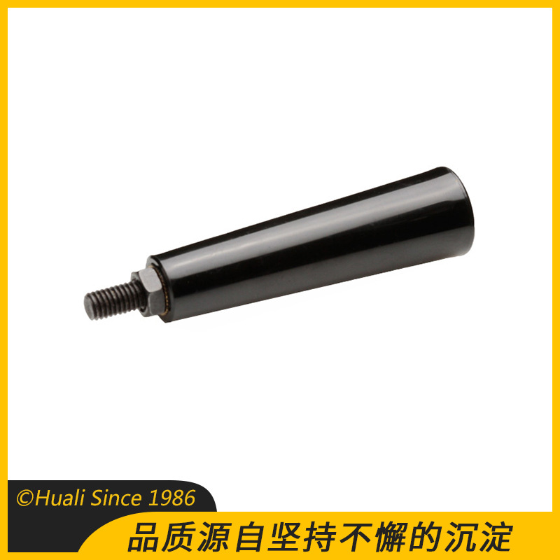 华利尼龙活节可折叠小手柄 黑色机床设备M8M10M12外丝长转动手柄