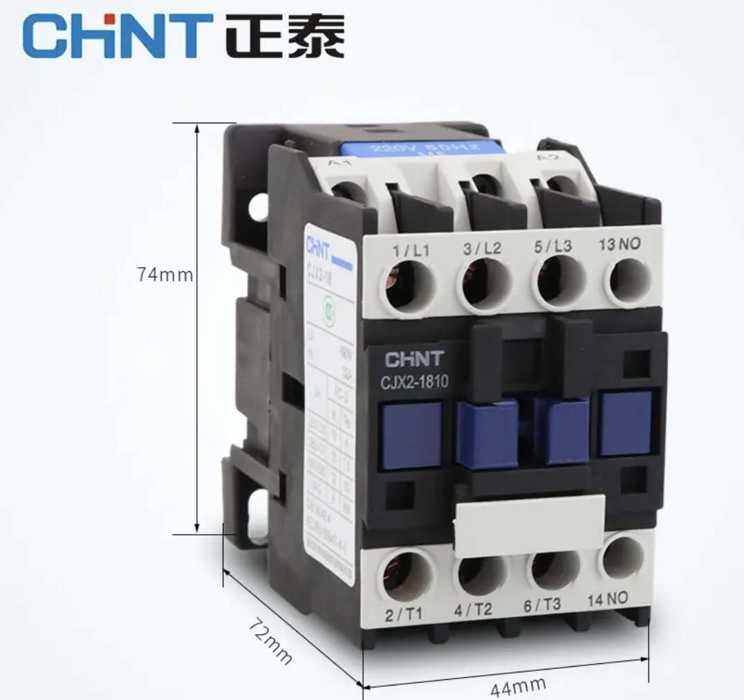 正泰交流接触器CJX2-2504 线圈电压AC220V 三常开一常闭