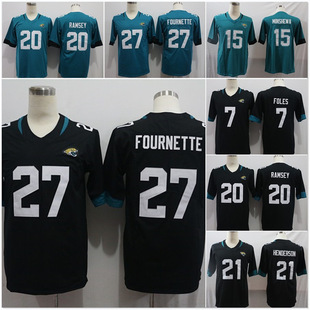 Jaguars Retro Embroidered Football Jersey Jersey Jersey Training Dress Legendary Second Generation Fans Elite Edition 20#15#21