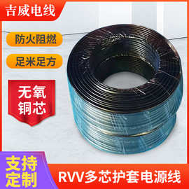 铜芯电线电缆国标2芯0.12 0.2 0.3 0.5 0.75 1.0 1.5 2.5电源护套