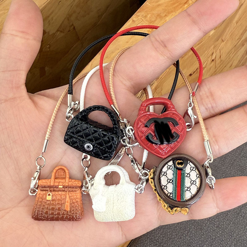 Mini retro fotoaparat formalı kukla aksesuarı, çanta və boyun asqısı