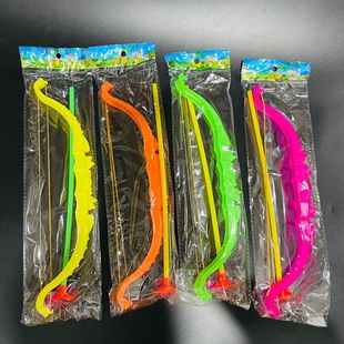 Children's Outdoor Plastic 31cm Bow and Arrow Toys Individually Packaged Street Stall Toys Small Gifts 1 Yuan 2 Yuan Wholesale