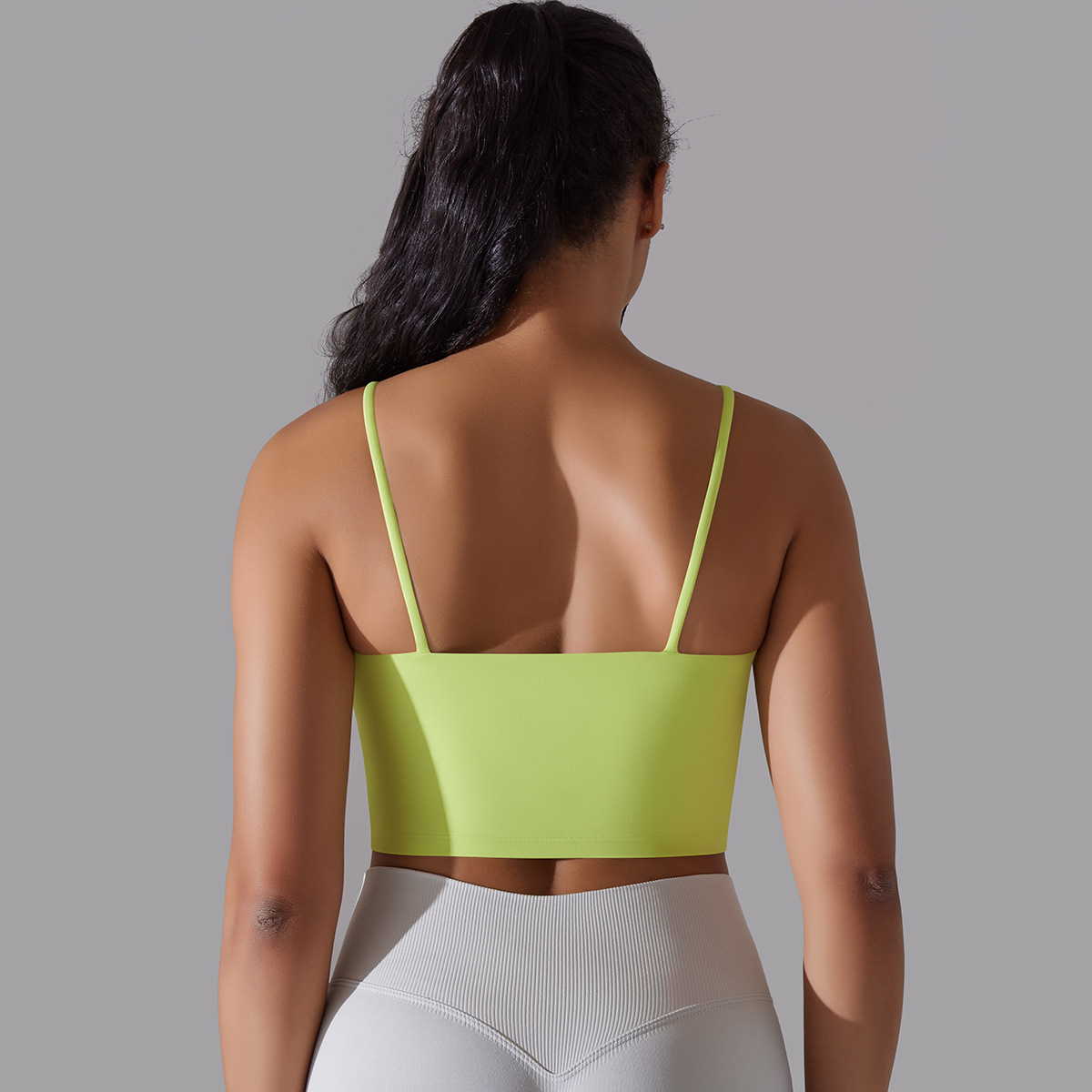 Simple Style Solid Color Nylon Cotton Blend U Neck Active Tops Vest display picture 76